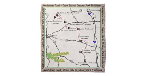 Trail Map Kt Knobstone Trail Deam Delaney Bandana