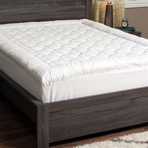 Deciding on a new mattress? Quilted Pillow-Top Mattress Pad Bed Cover Topper Bedding ...