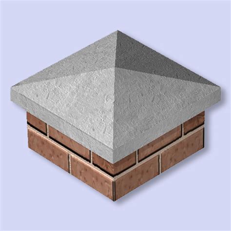 Classic Cast Concrete Stone 455×455 Pier Cap Mbs Building Supplies