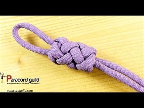 Learn how to make a two strand double mattew walker knot with paracord. Gaucho stopper knot- 2 strand 4 bight - YouTube in 2020 | Paracord bracelet tutorial, Lanyard ...