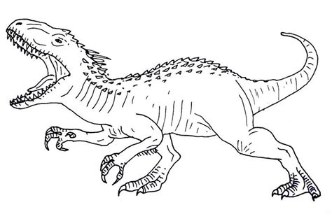 Jurassic World Coloring Page Picture Coloring Home