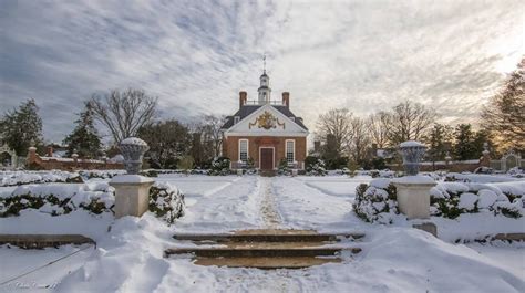 The Beauty Of The Melting Snow Williamsburg Colonial Williamsburg