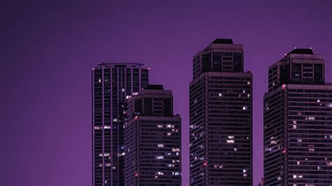 Download Wallpaper 3840x2160 Skyscrapers Buildings City Night Dark
