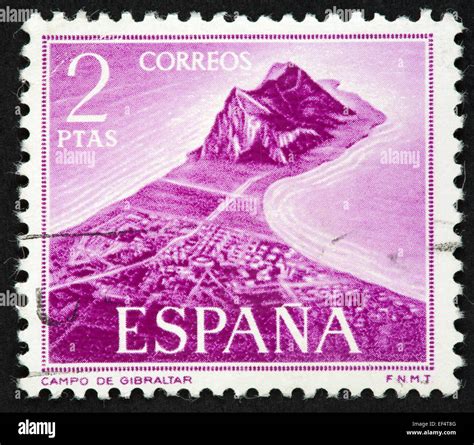 Spanish Postage Stamp Stock Photo Alamy