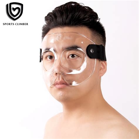 Basketball Mask Nose Browbone Face Guard Carbon Fiber Sports Helmet Cheek Protective