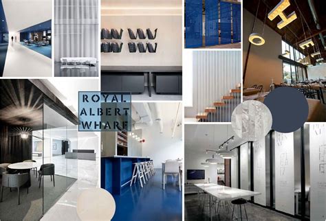 Moodboard Inspiration Architectural Feel Deep Blues Mixed With