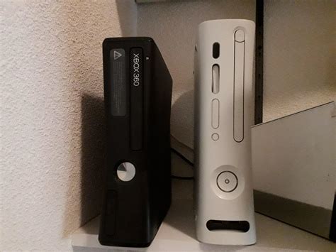 Both Of My Xbox 360s On The Left Is A Corona 250gb And On The Right