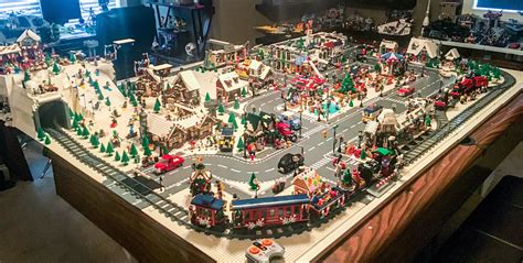 Yet Another Beautiful Lego Winter Village Display All About The Bricks