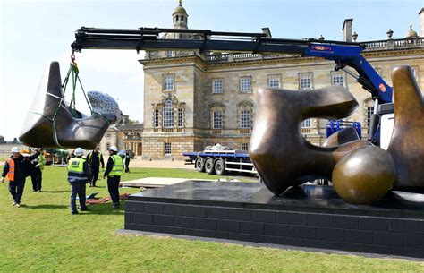 Huge Sculpture Arrives At Houghton Hall