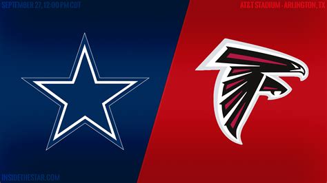 Smoothview Pregame Report Dallas Cowboys Vs Atlanta Falcons Inside