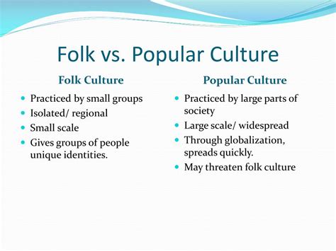 Ppt Folk And Popular Culture Powerpoint Presentation Free Download