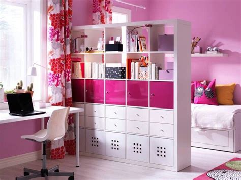 Room dividers instantly make something out of nothing, turning a room into some room divider ideas have such substance and sturdiness that they serve nearly the same function as interior partition walls. IKEA ~ Dorm room, girls room | Kids room divider, Teenager ...