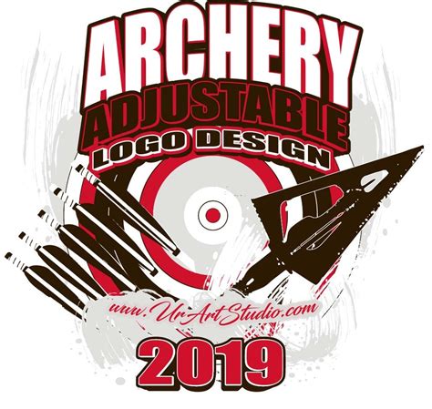 Archery Adjustable Logo Design Eps Ai Pdf Urartstudio