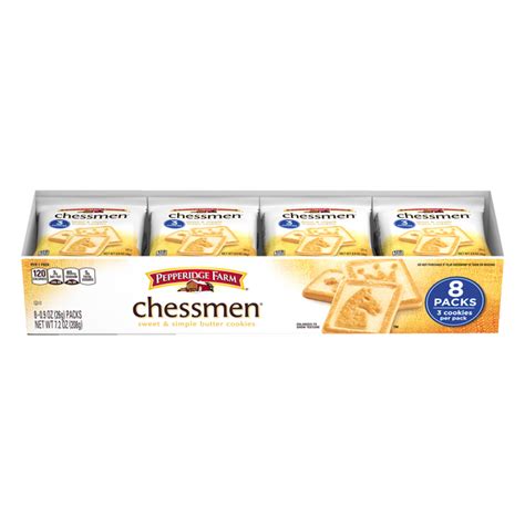 Save On Pepperidge Farm Chessmen Butter Cookies 8 Ct Order Online