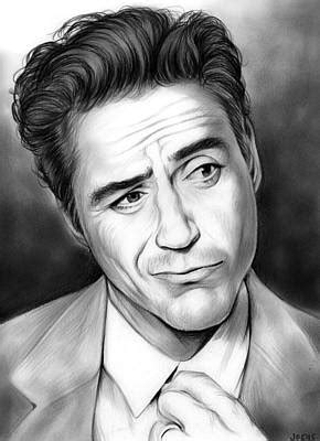 Makes for such perfect casting as tony stark. Iron Man Drawings | Fine Art America