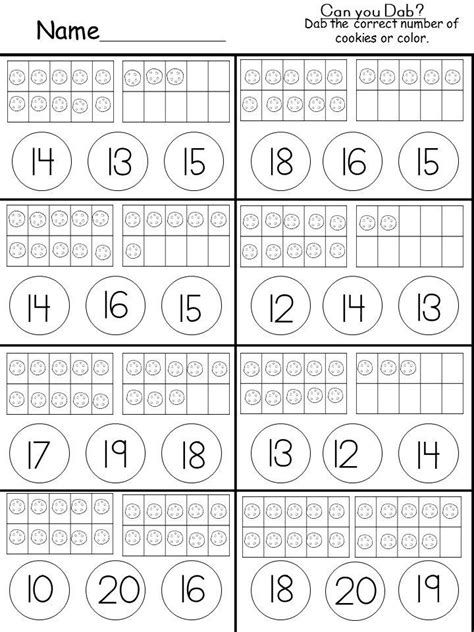 Use this tens and ones worksheet to help teach your students to count groups of ones, tens, and hundreds. Free Tens and Ones Printable | Kindergarten math ...