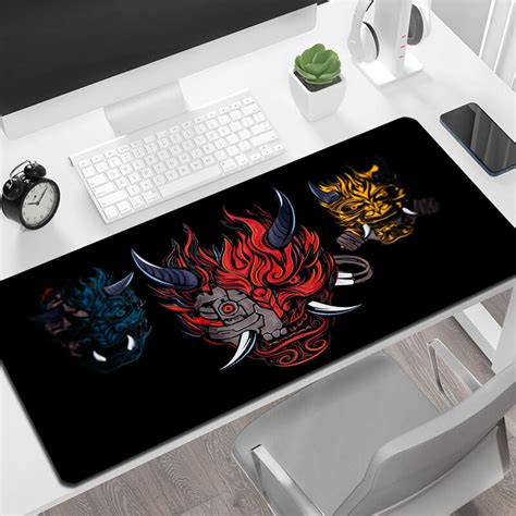 Dragon Mouse Pad Large Xxl Mousepad Oni Gaming Desk Mat Japanese Anime Mause Pad Pc Accessories