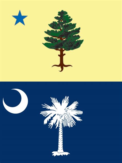 are these flags 1901 1909 maine and south carolina current related i know south carolinas