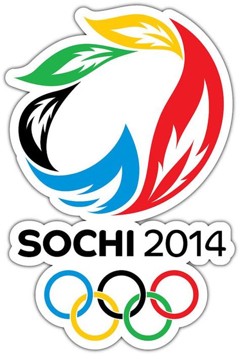 Sochi 2014 Winter Olympics Vinyl Sticker Decal Can Be Placed On Any