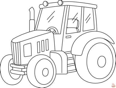 gratis kleurplaat tractor voor kinderen leuke kleurplaten van tractoren om te printen