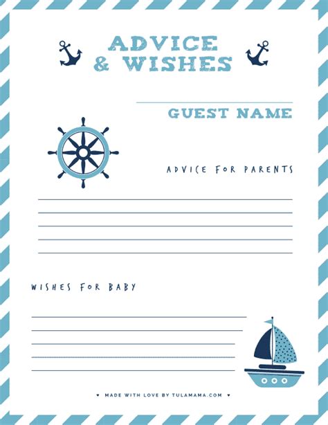 Maybe you would like to learn more about one of these? Free Wishes For Baby Printable - Tulamama