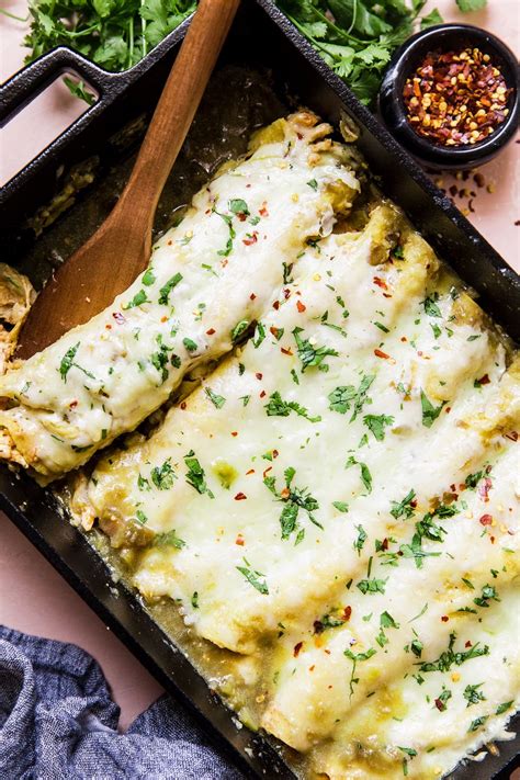 Simply assemble the enchiladas as instructed in the recipe. Green Chicken Enchiladas | Recipe in 2020 | Green chicken ...