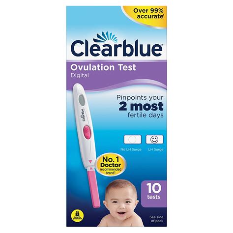 10 Clearblue Digital Ovulation Fertility Tests 2 Pregnancy Urine Test