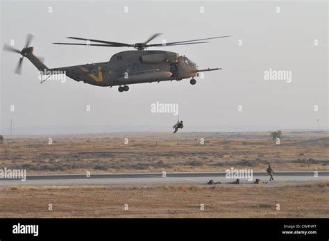 Israeli Air Force Sikorsky Ch 53 Helicopter In Flight Stock Photo Alamy
