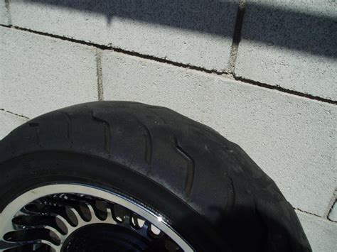 On a motorcycle the front wheel. Tire Cupping? - Harley Davidson Forums