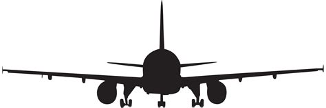 Airplane Silhouette Clip Art At Getdrawings Free Download