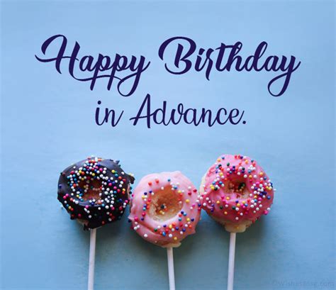 Advance Happy Birthday Cake