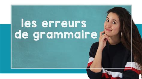 Top Most Common GRAMMAR Mistakes In French B YouTube