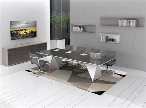 elegant grays modern conference table ambience dore