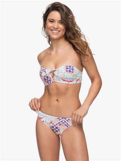 Aloha ROXY Bandeau Bikini Set For Women Roxy