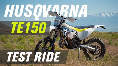 2017 Husqvarna Te 150 Test Ride Youtube