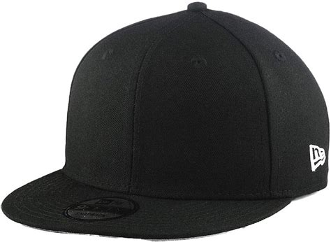 New Era Blank Custom 9fifty Adjustable Snapback Cap Black