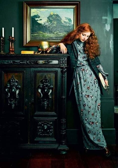 Beautiful Irish Redheads Editorial Fashion Fashion
