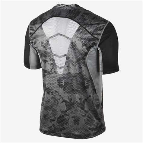 Nike Pro Combat Hypercool Fitted Grid Camo Mens T Shirt Ropa