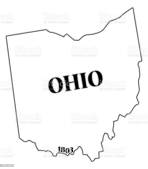 Ohio State And Date Stock Illustration Download Image Now Art