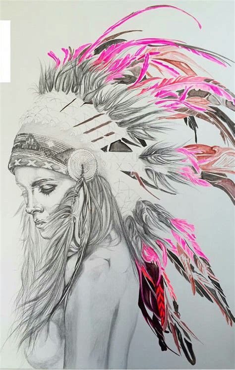 Tableau Native American Drawing Native American Tattoos Indian Drawing