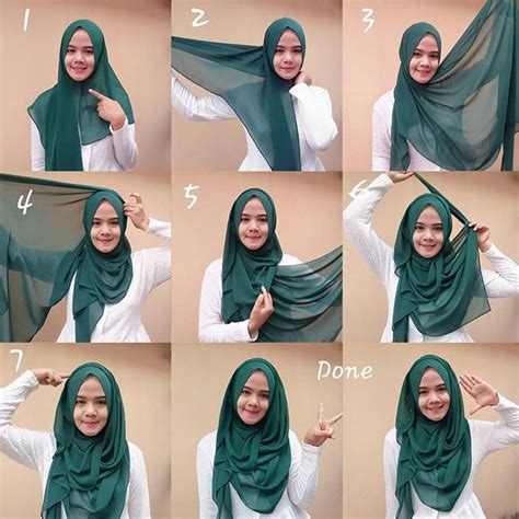 Hijab Tutorial Simple Satu Trik