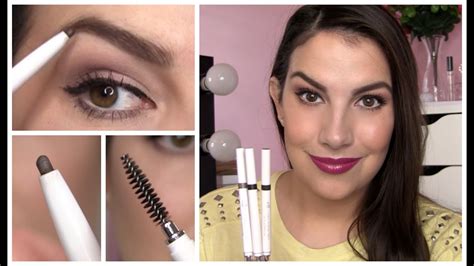 Natural brows featuring micro brow pencil in 4 steps! ELF Instant Lift Brow Pencil Review - YouTube