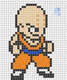 All these tutorials are free, but if you want to support me. Dragon Ball Z perler bead pattern | Dessin pixel, Pixel ...