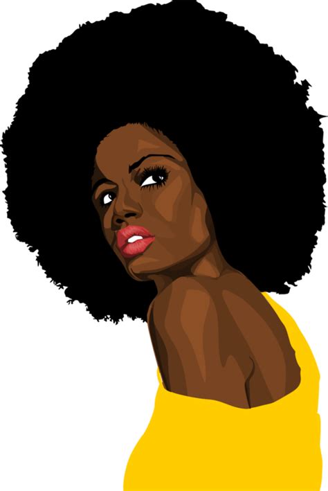 African Americans Black Woman Female Art Black Woman Afro Clipart Png Download Full Size