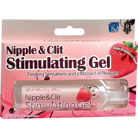 Nipple And Clit Stimulating Gel 1 Fl Oz Strawberry