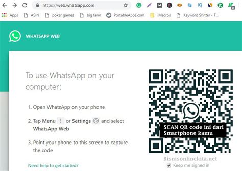 Wa Web Cara Praktis Menggunakan Whatsapp Melalui Web Bisnis Online Kita