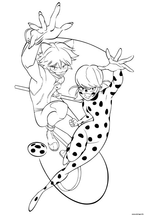 Coloriage Miraculous Les Heros Dessin Ladybug Miraculous à imprimer