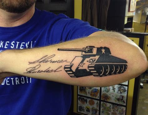 Tad Peyton Tank Tattoo Tattoo Tanks Military Tattoos