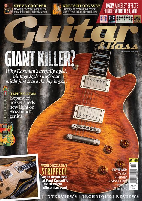 The May 2017 Issue Of Guitar And Bass Magazine Is Out Now Pro Music News