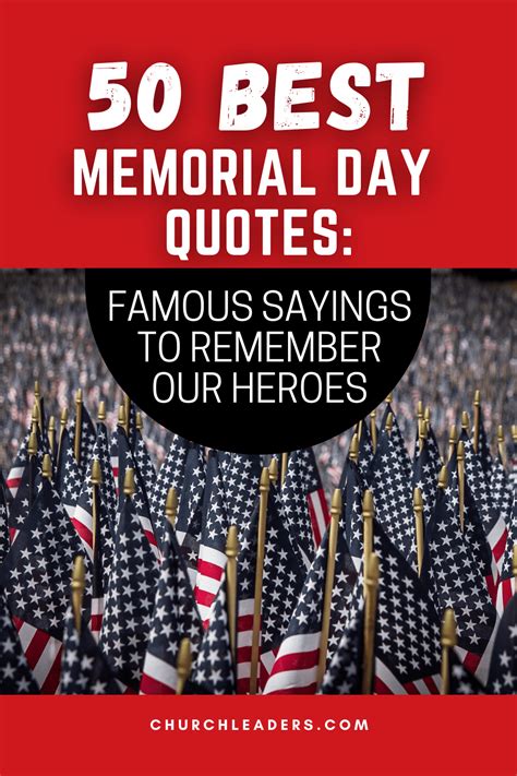 50 Best Memorial Day Quotes Famous Sayings To Remember Our Heroes